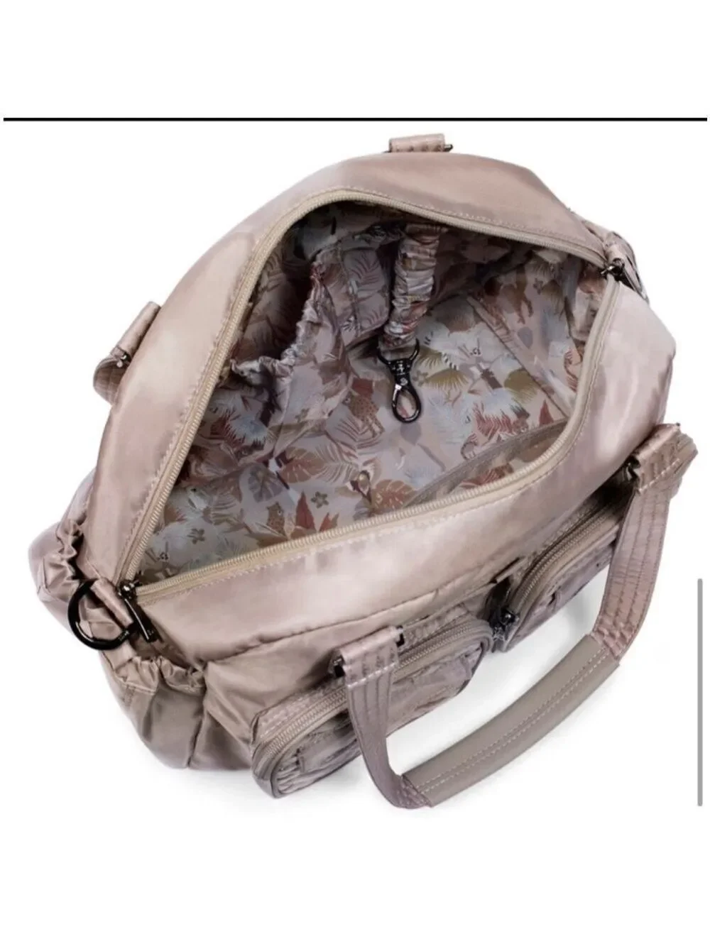 NWT Lug Women's Puddle Jumper Tote Bag Beige/Sand Taupe